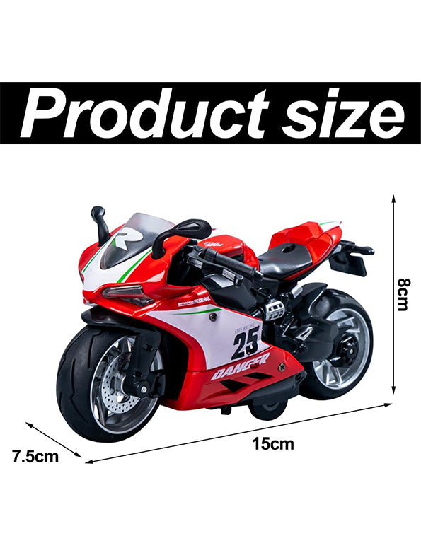 R1 Sport Diecast Metal Bike Model - Red Collectible 1:12 Scale Motorcycle | MD-N-24