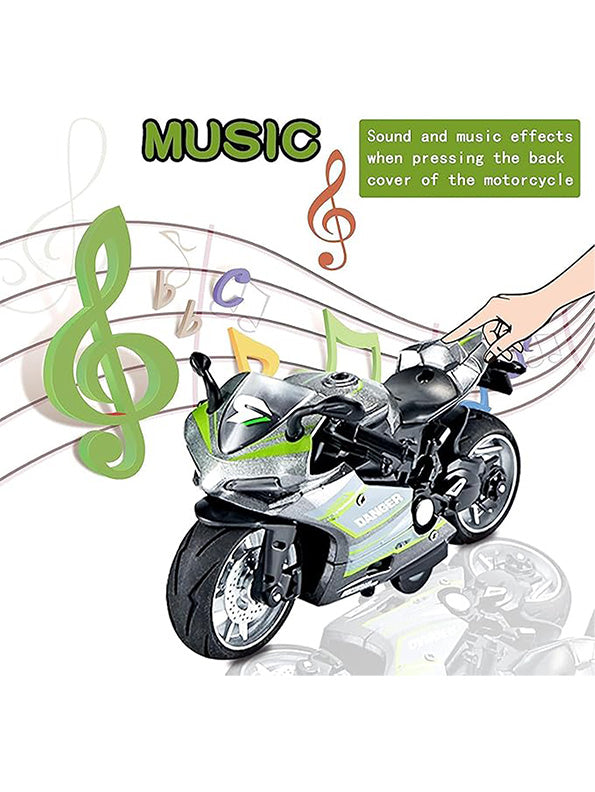 R1 Sport Diecast Metal Bike Model - Green Collectible 1:12 Scale Motorcycle | MD-N-24