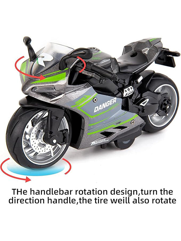 R1 Sport Diecast Metal Bike Model - Green Collectible 1:12 Scale Motorcycle | MD-N-24