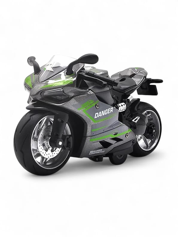 R1 Sport Diecast Metal Bike Model - Green Collectible 1:12 Scale Motorcycle | MD-N-24