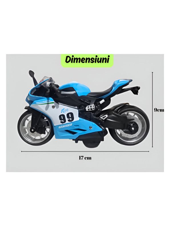 Blue - R1 Sport Diecast Metal Bike Model - Collectible 1:12 Scale Motorcycle | MD-N-24.