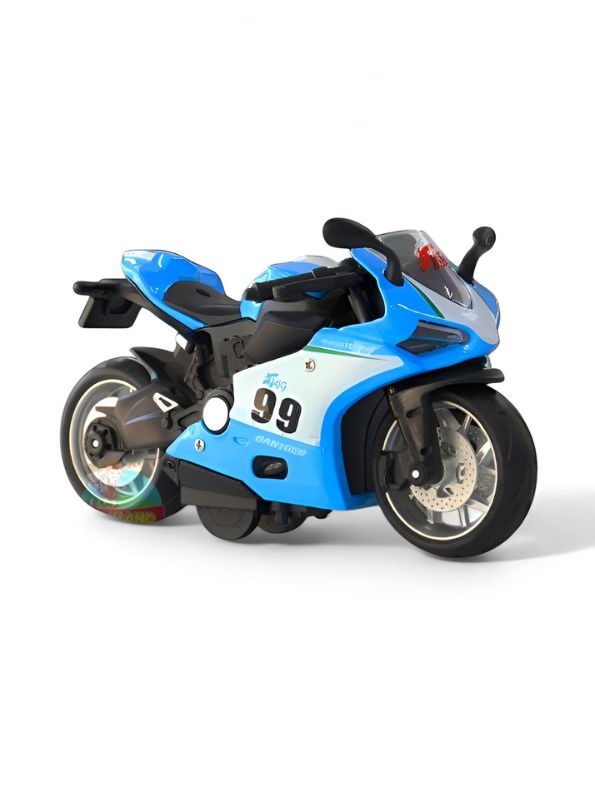 Blue - R1 Sport Diecast Metal Bike Model - Collectible 1:12 Scale Motorcycle | MD-N-24.