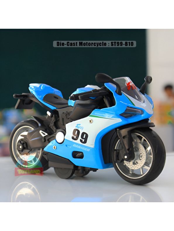 Blue - R1 Sport Diecast Metal Bike Model - Collectible 1:12 Scale Motorcycle | MD-N-24.