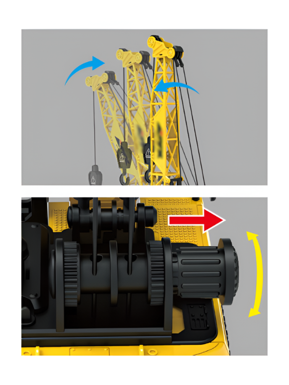 RC Crawler Crane Toy with Alloy parts MD710.