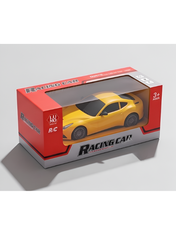 RC Sports Car – Yellow High-Speed Remote Control Racing Car Toy for Toddlers & Kids (Ages 3+) LMI9838