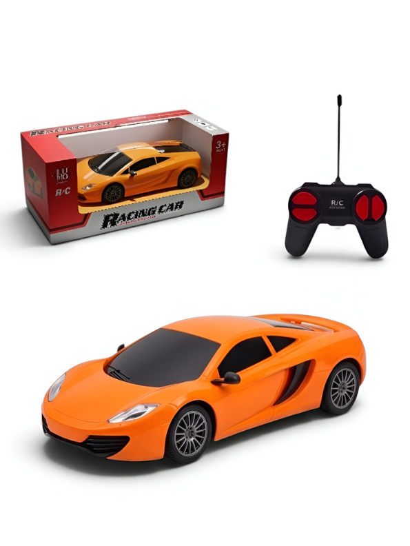 RC Supercar Toy – Orange High-Speed Remote Control Racing Car for Kids LMI9838