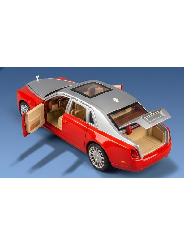 Rolls-Royce Phantom Replica Model Car | Red Premium Collectible Toy Vehicle for Kids and Adults NX15746