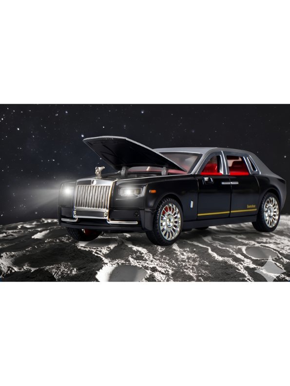Rolls-Royce Phantom Replica Model Car | Black Premium Collectible Toy Vehicle for Kids and Adults NX15746