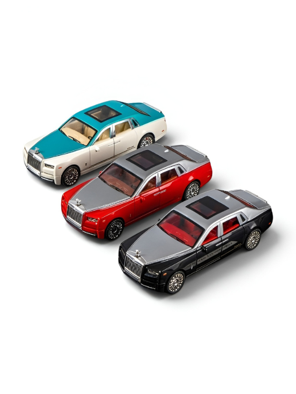 Pack Of 3 Rolls-Royce Phantom Replica Model Car | Premium Collectible Toy Vehicle for Kids and Adults NX15746