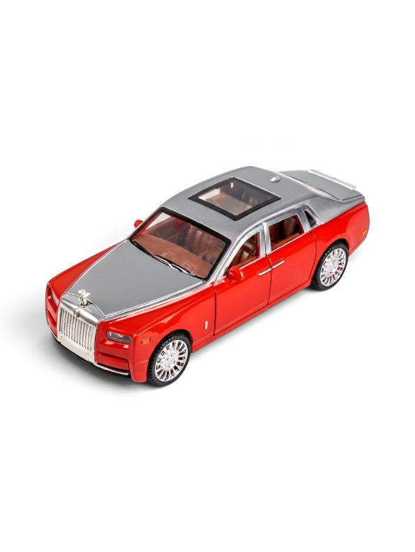 Rolls-Royce Phantom Replica Model Car | Red Premium Collectible Toy Vehicle for Kids and Adults NX15746