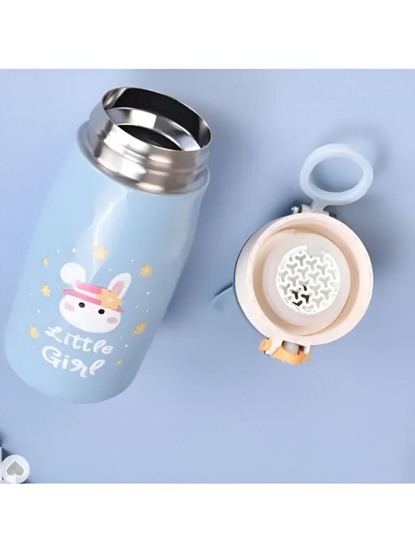 Rabbiyt Bunny Ears Water Bottle for Kids 300ml – Cute & Safe Sipper for School & Travel NOV3557.