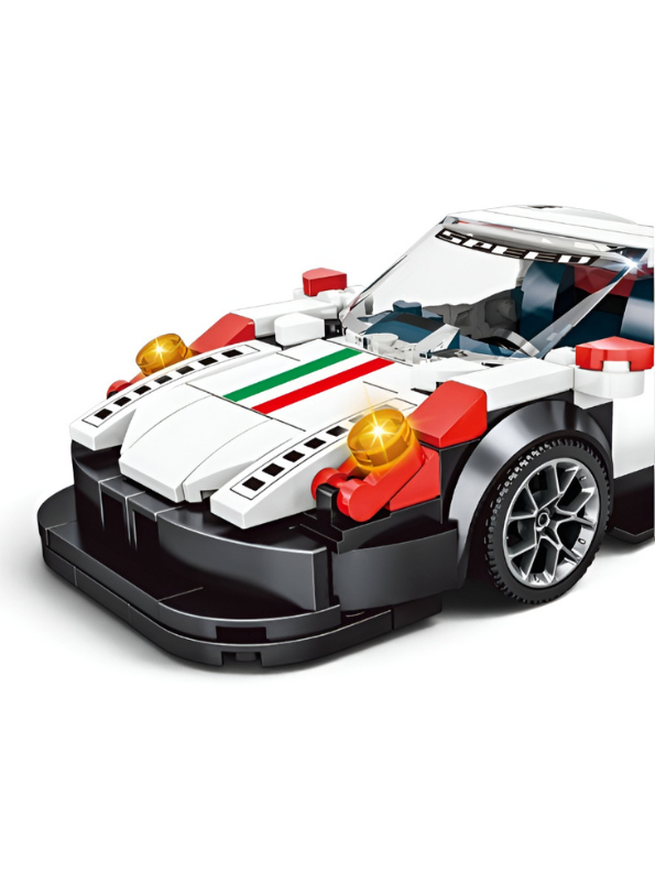 Racing Supercar Building Blocks Car Set – DIY Sports Car Brick Building Kit MD351