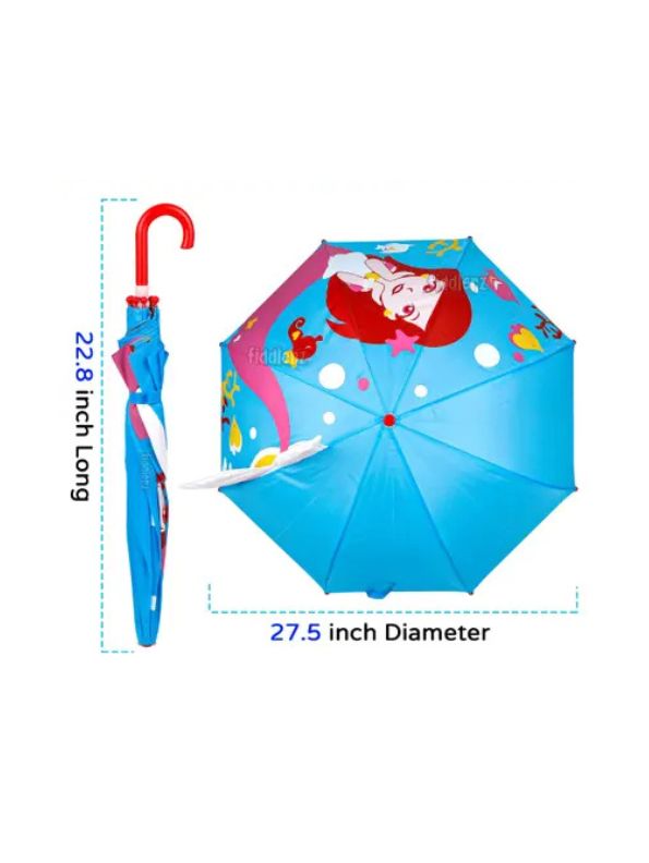 Rainmaid – Mermaid Kids Umbrella | Waterproof, Lightweight & Fun Design for Girls NOV6221.