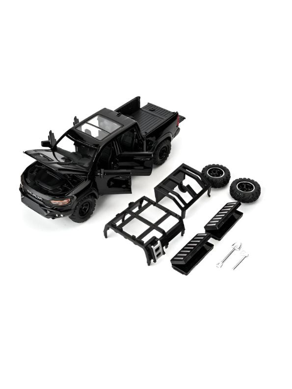 Black - Ram Mammoth Diecast Car for Kids – Heavy-Duty Off-Road Metal Toy Vehicle Scale 1:32 TZ-OS1561.