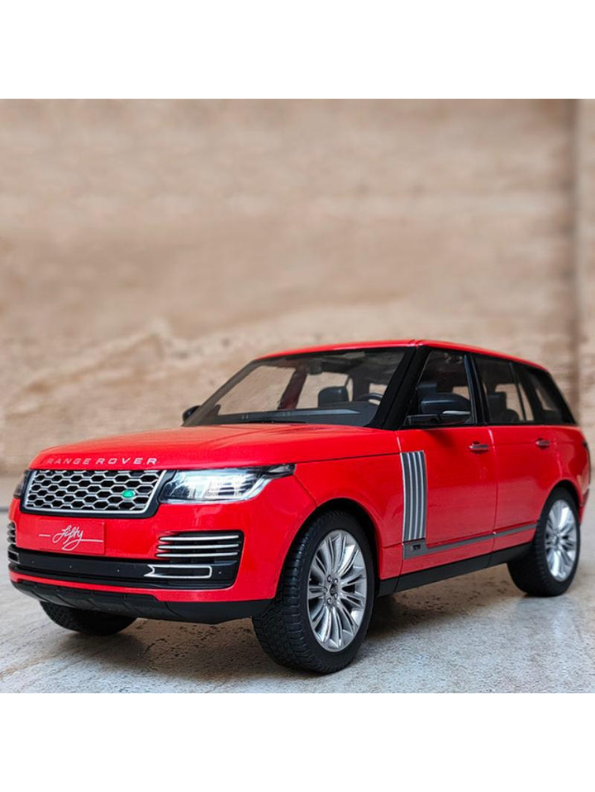 Range Rover Metal Diecast Model Car Red Luxury SUV Collectible Toy Scale 1:32.