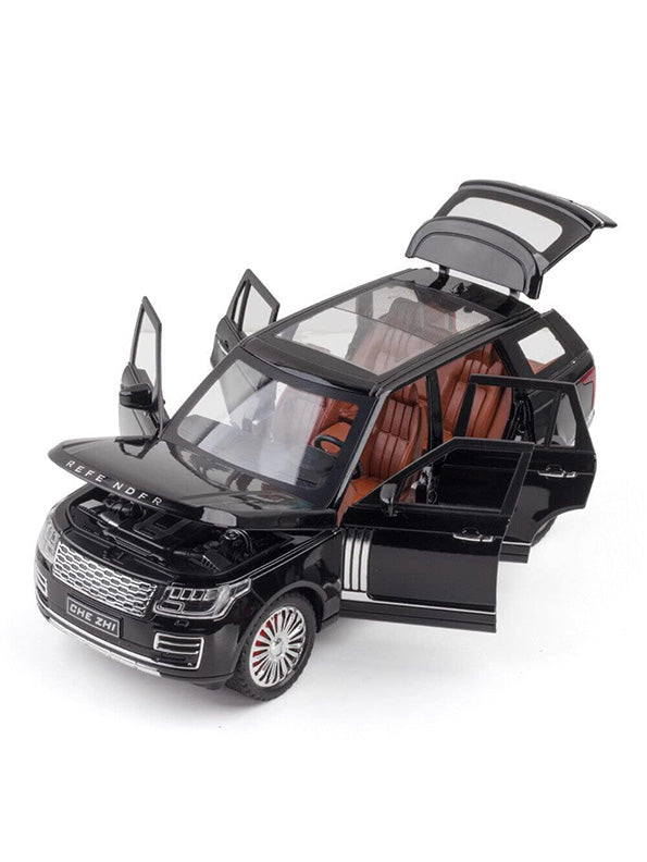 Range Rover Metal Diecast Model Car Black Luxury SUV Collectible Toy Scale 1:32.
