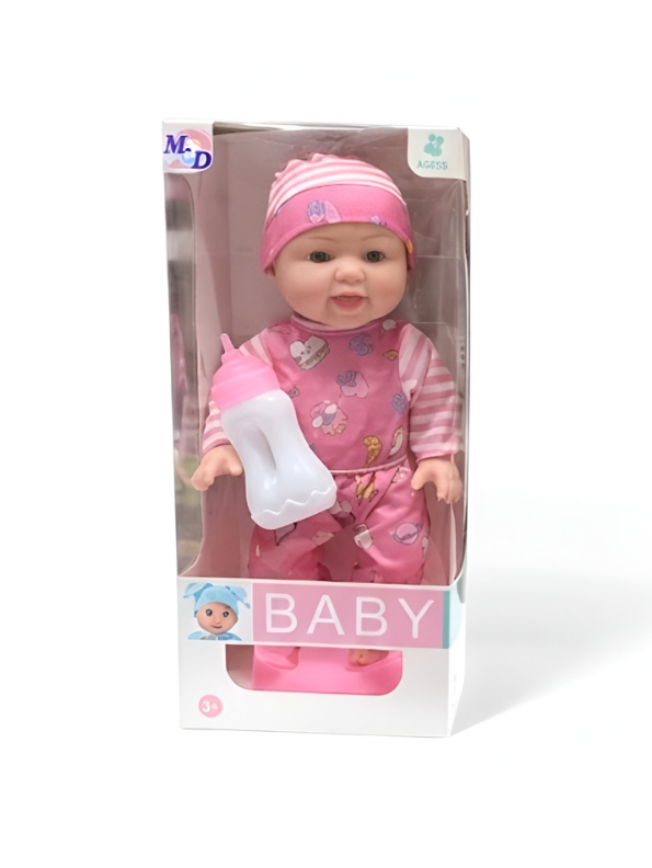 Realistic Baby Doll – Interactive Toy Pink TV3043.