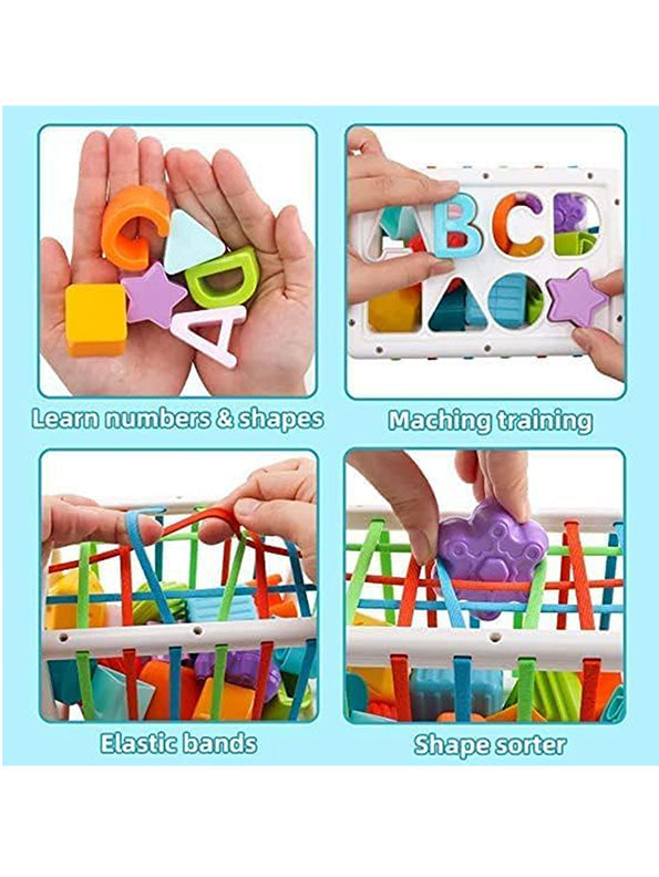 Rectangle Cube & Shape Sorter Kids Toy (NX.L-6) - Toyloft