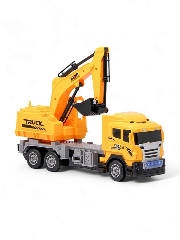 Remote Control Battery Operated JCB Truck - Yellow (FY-41) - Toyloft