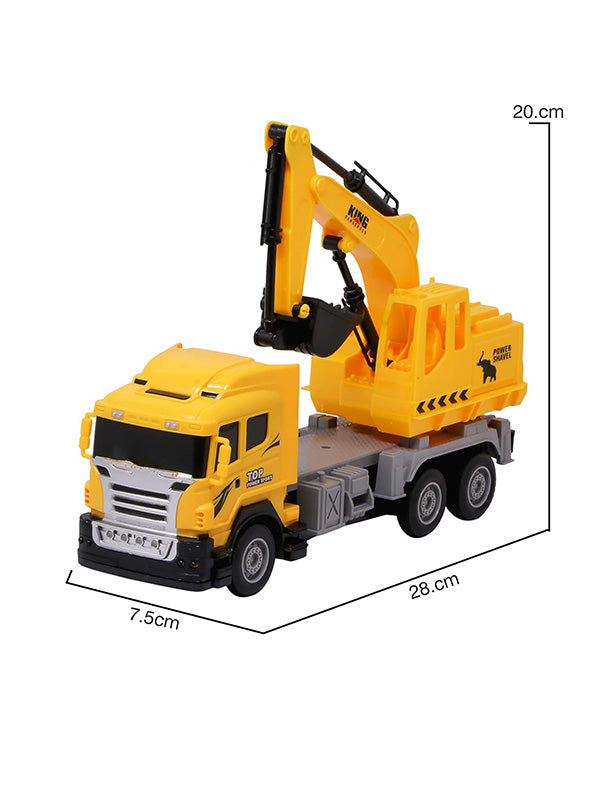 Remote Control Battery Operated JCB Truck - Yellow (FY-41) - Toyloft