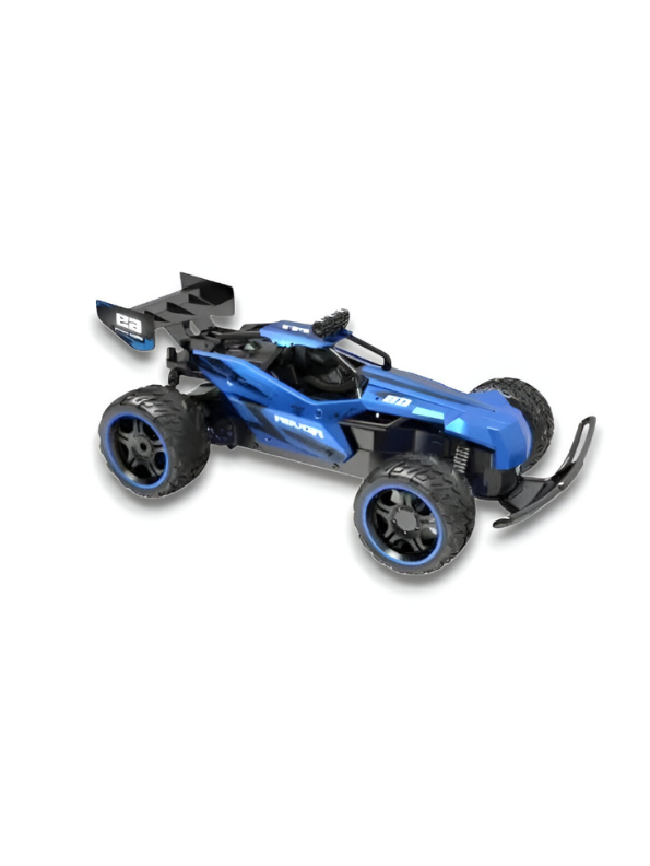 Blue - Remote Control Buggy Stunt Car - High-Speed 4WD Off-Road Vehicle with 2.4Ghz Remote Control & Rechargeable Battery for Kids LMI15481.