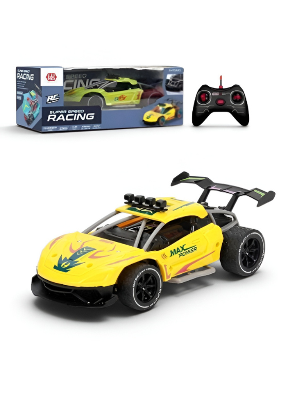 Remote Control Drift Crawler Racing Car Toy Yellow LMI13744.