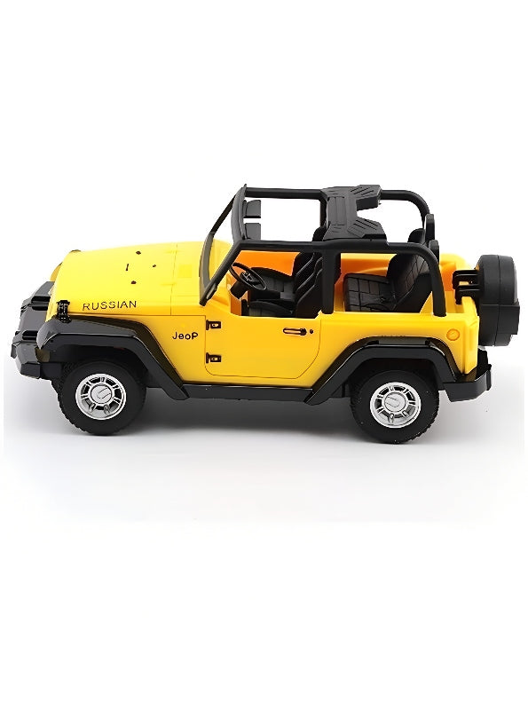 Remote Control Russian Jeep Car - Yellow (L-14) - Toyloft