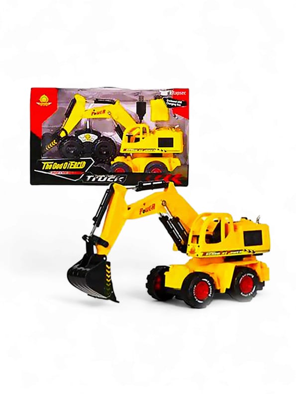 Remote Control Truck JCB 360 Degrees Rotating Kids Toy (L-J-85) - Toyloft