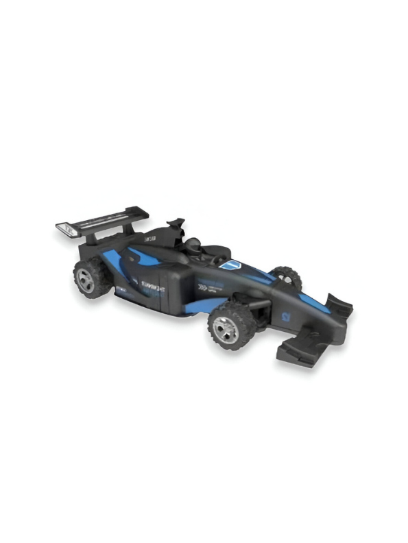 Blue - Remote Control F1 Formula Racing Car Toy with Steering Wheel Controller for Kids & Boys LMI15322.