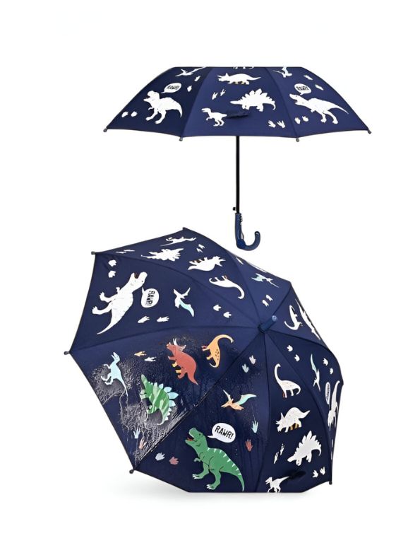 Reptozone – Dinosaur & Reptile Print Kids Umbrella – 50cm Cute & Colorful Rain Protection NOV9853.