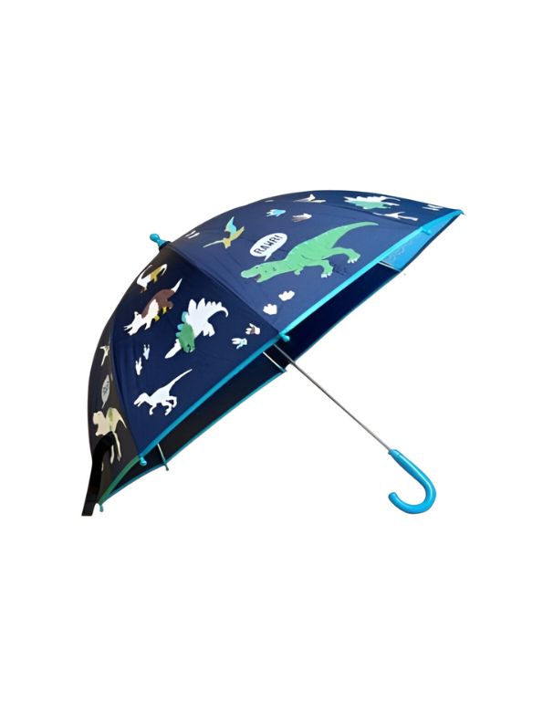 Reptozone – Dinosaur & Reptile Print Kids Umbrella – 50cm Cute & Colorful Rain Protection NOV9853.