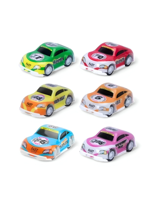 RevRacers – 6-Pack Mini Racing Cars for Kids, Boys & Girls LMI15122.