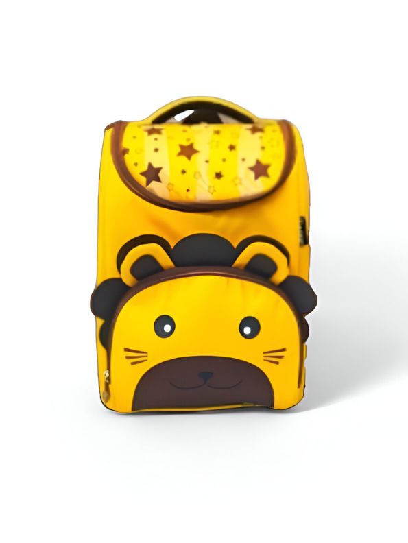 Roary – Lion Face Kids Backpack for School, College & Kindergarten | Cute & Durable Bag for Girls & Boys NOV5581.