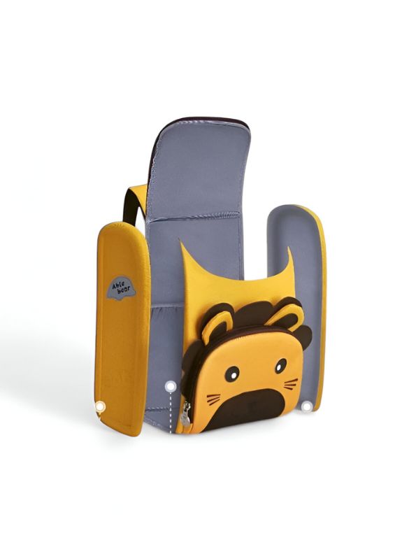 Roary – Lion Face Kids Backpack for School, College & Kindergarten | Cute & Durable Bag for Girls & Boys NOV5581.