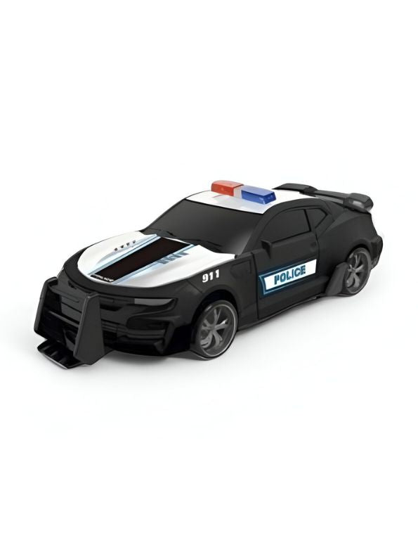RoboPatrol – Pack of 2 Police Transformer Cars for Kids | Pull-Back Action & Shape-Shifting Fun Vehicle Toy Set LMI15101.
