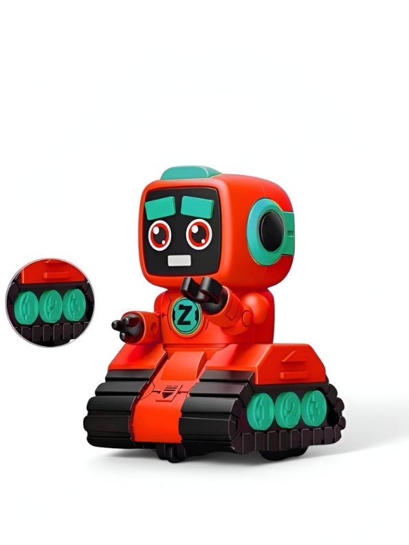 Orange - Robot Multifunction Intelligent Toy For Kids (MS-S-24)