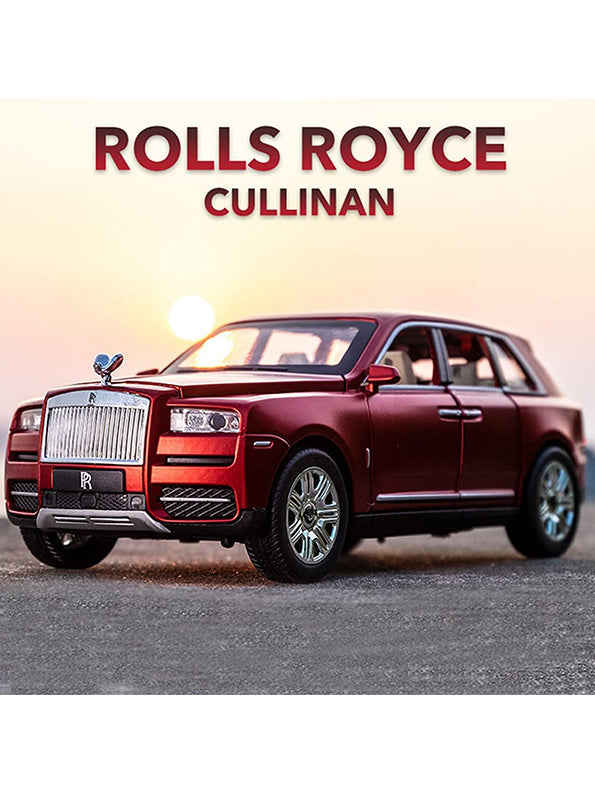 Rolls Royce Cullinan Metal Model Diecast Car - Red (L12-81) - Toyloft