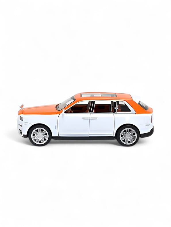 Rolls Royce Cullinan Diecast Car Model 1:22 Scale - Orange Metal Collectible | MD-N-24