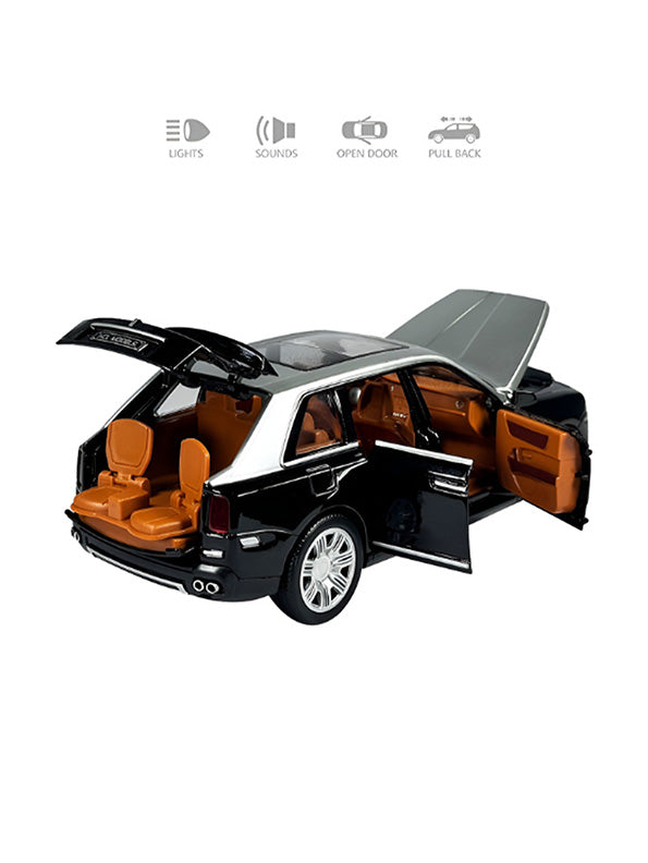 Rolls Royce Cullinan Diecast Car Model 1:22 Scale - Sliver Metal Collectible | MD-N-24