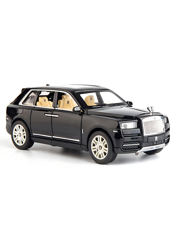 Rolls Royce Cullinan Metal Diecast Car - Black - Scale 1:24 - Big Size - Toyloft