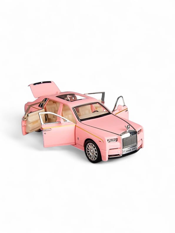 Rolls Royce Phantom Model 1:36 Scale Diecast Car - Pink Metal Collectible | TV-N-24 - Toyloft