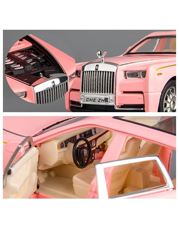 Rolls Royce Phantom Model 1:36 Scale Diecast Car - Pink Metal Collectible | TV-N-24 - Toyloft