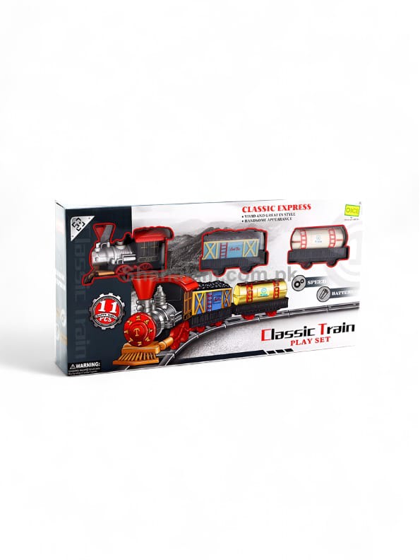 Royal Classic Train Set Toy for Kids (TV-N-24) - Battery-Operated Railway Playset with Tracks & Accessories