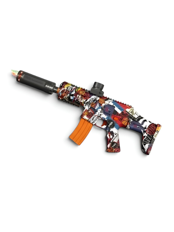 SCAR Electric Gel Ball Blaster Toy – Automatic & Manual Graffiti Splash Ball Gun TV6846.