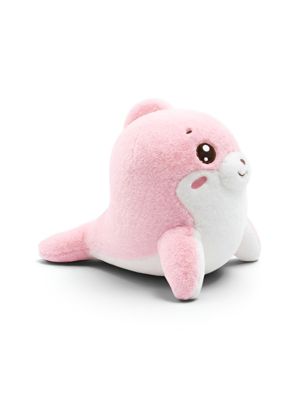 Pink Dolphin Plush Toy – 8-Inch Cute Soft Stuffed Ocean Animal Pillow for Kids and Toddlers, Adorable Nursery Décor and Birthday Gift ST14128