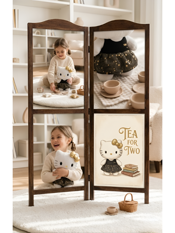 Hello Kitty Plush – 15-Inch Collector’s Edition with Gold Bow & Black Star Tutu Dress ST14832