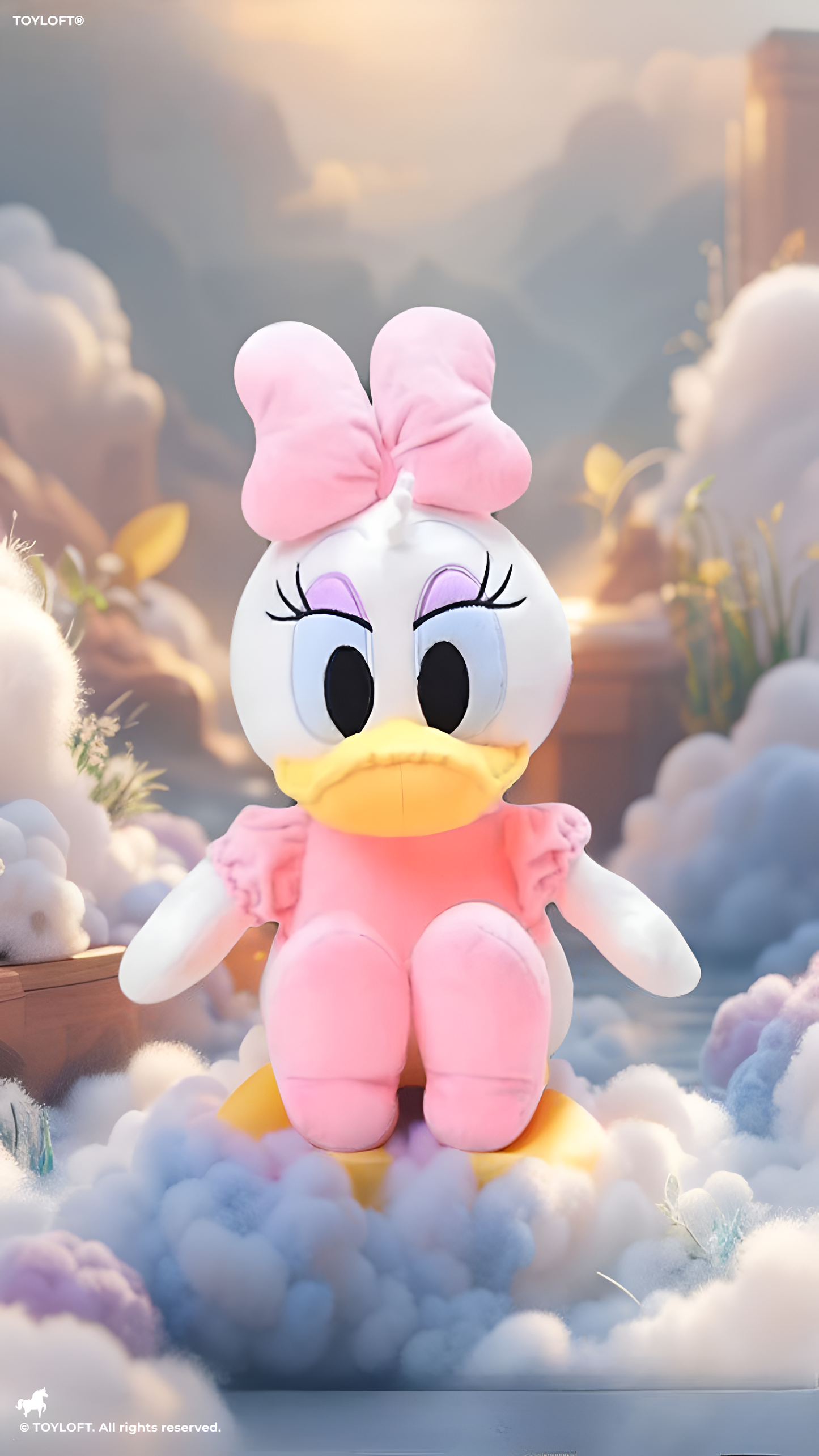 Spongy Daisy Duck Soft Toy - 40 CM Daisy Duck (MS-M-6)