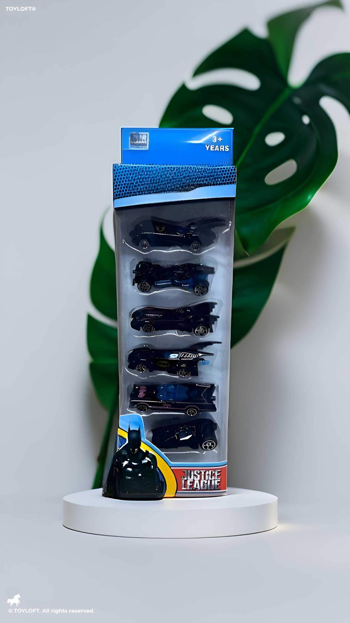 6-Pack Batman Themed Die-Cast Vehicle Set – Collectible Toy Cars for Kids & Superhero Fans LMI14036.