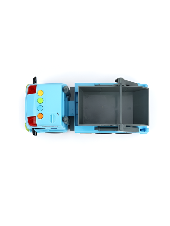 Sanitation Truck Toy – Friction Powered Construction & Recycling Vehicle Blue NX16771.