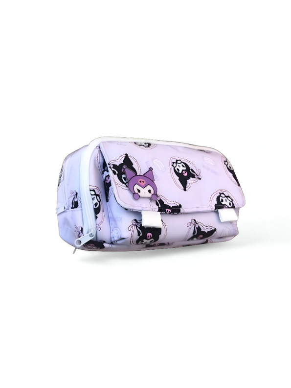 Sanrio Inspired Pencil Pouch | Cute Kuromi, My Melody & Pompompurin Style Pen Bags | Kawaii Stationery Organizer Gift NOVHBC-188960.